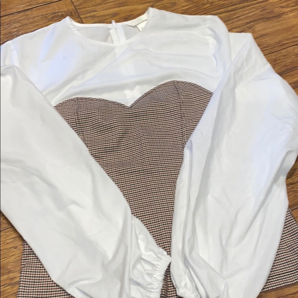 h&m Plaid Blouse